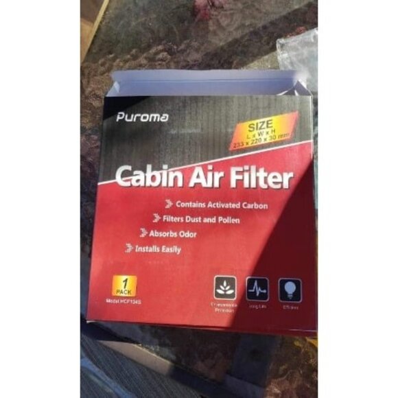 Cabin Air Filter with Activated Carbon - Picture 1 of 3